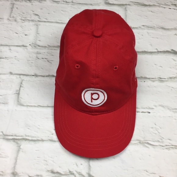 Pure Barre Accessories - Pure Barre Baseball Cap Hat Red White Circle Logo
